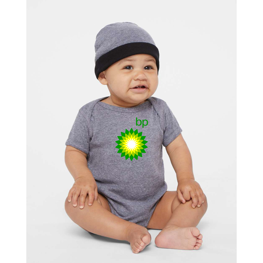 BP Oil Logo Rabbit Skins Infant Baby Rib Bodysuit