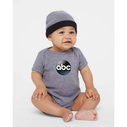 Abc Logo  Rabbit Skins Infant Baby Rib Bodysuit