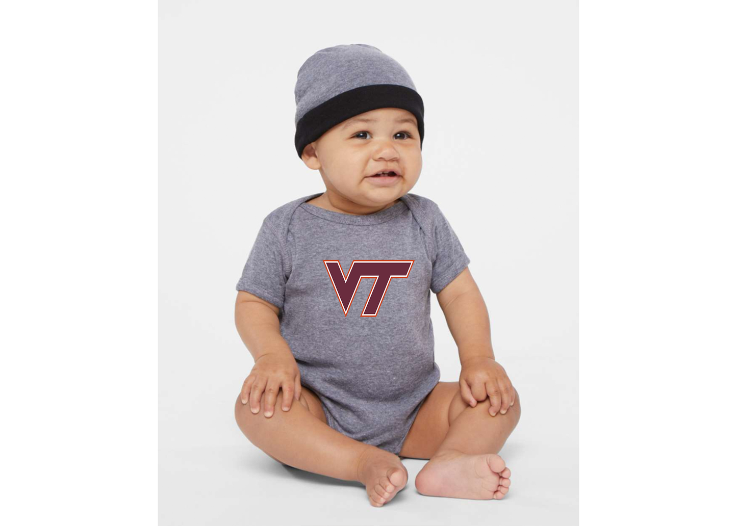 Virginia Tech Hokies Rabbit Skins Infant Baby Rib Bodysuit