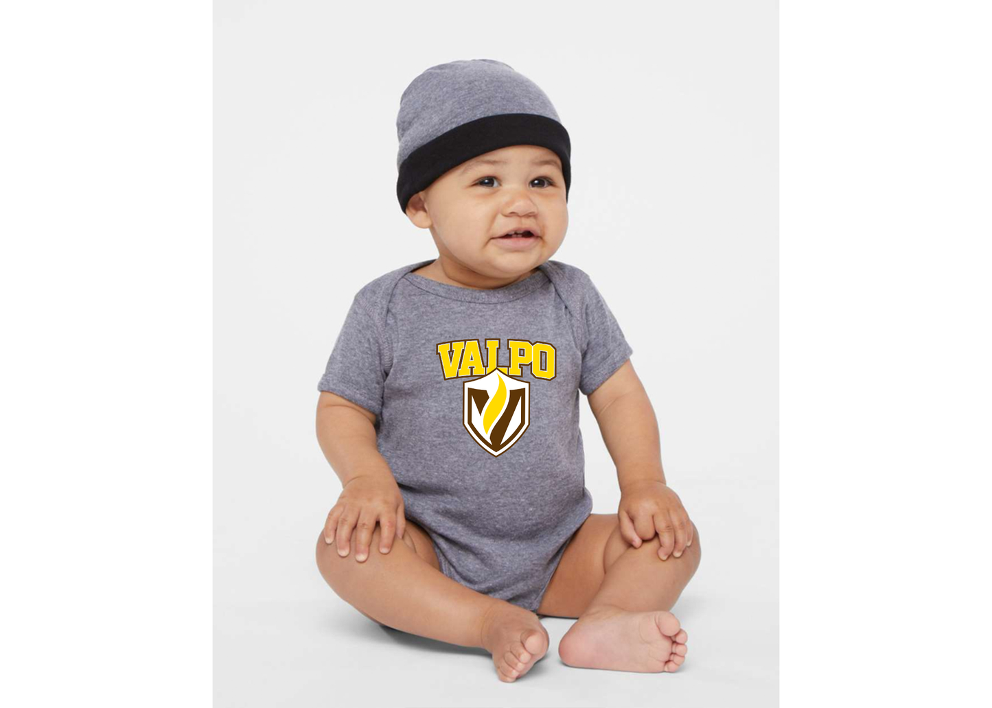 Valparaiso Crusaders Rabbit Skins Infant Baby Rib Bodysuit