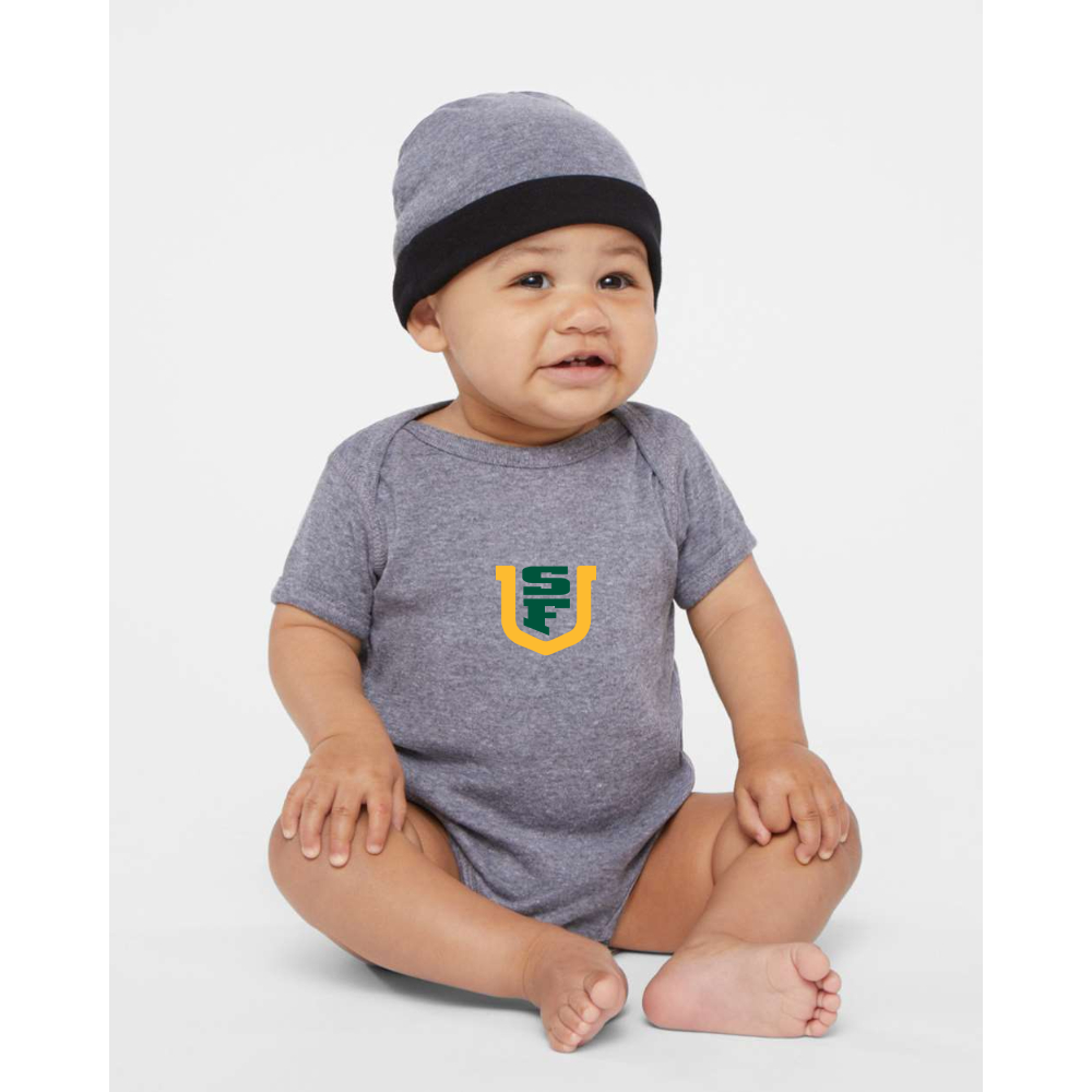San Francisco Dons Logo Rabbit Skins Infant Baby Rib Bodysuit