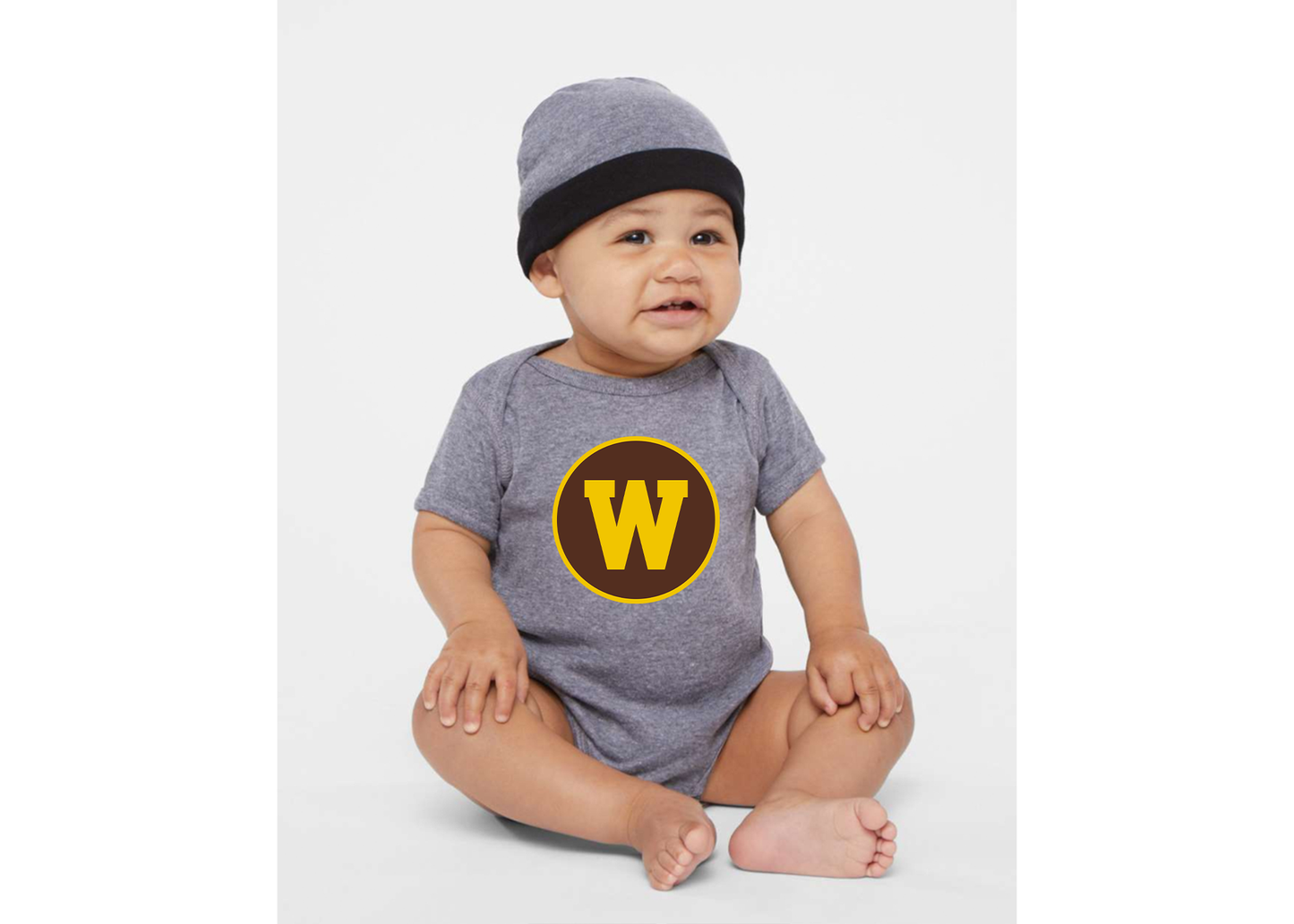 Western Michigan Broncos Rabbit Skins Infant Baby Rib Bodysuit