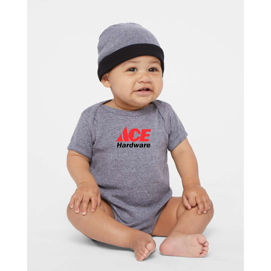 ACE Hardware Logo Rabbit Skins Infant Baby Rib Bodysuit