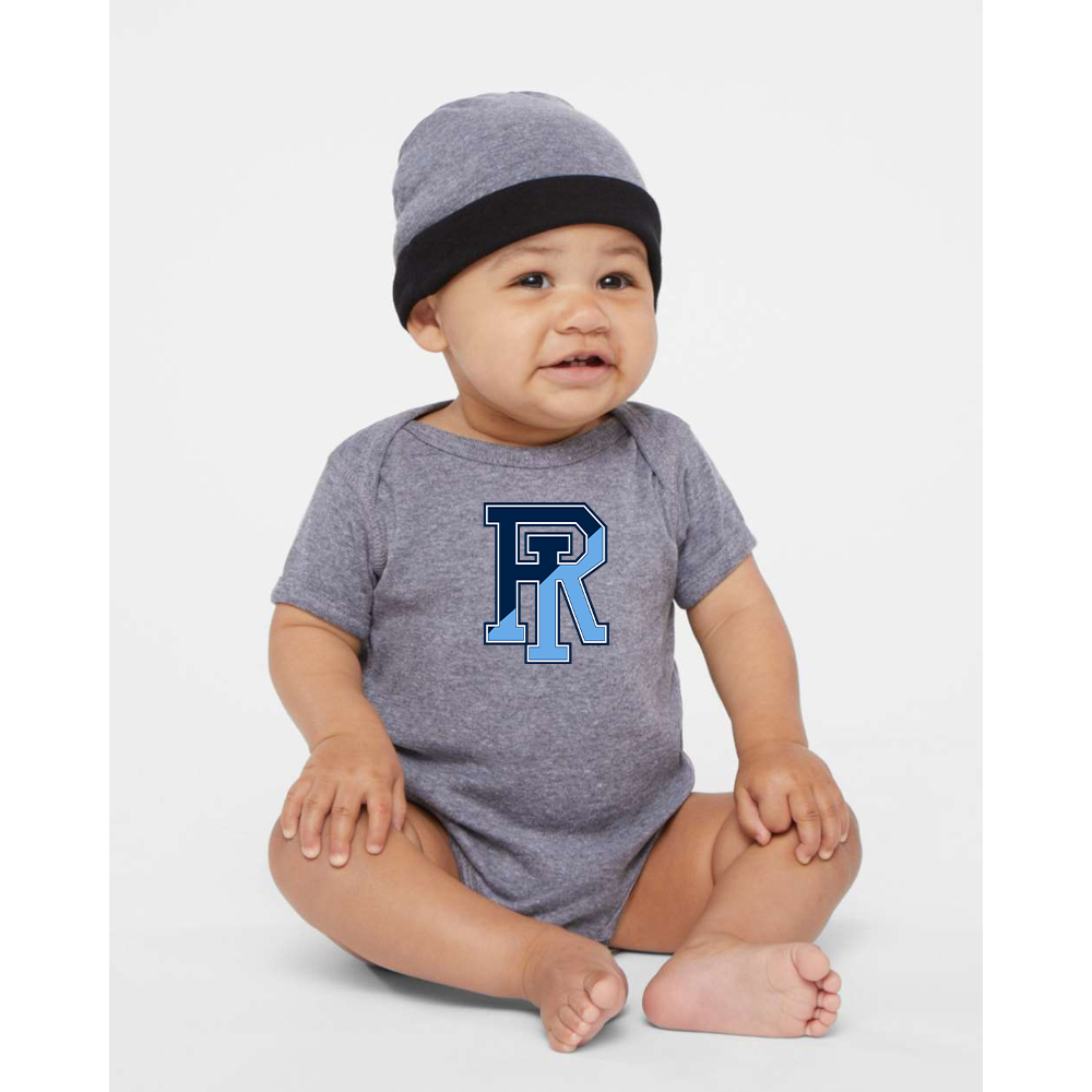 Rhode Island Rams Logo Rabbit Skins Infant Baby Rib Bodysuit