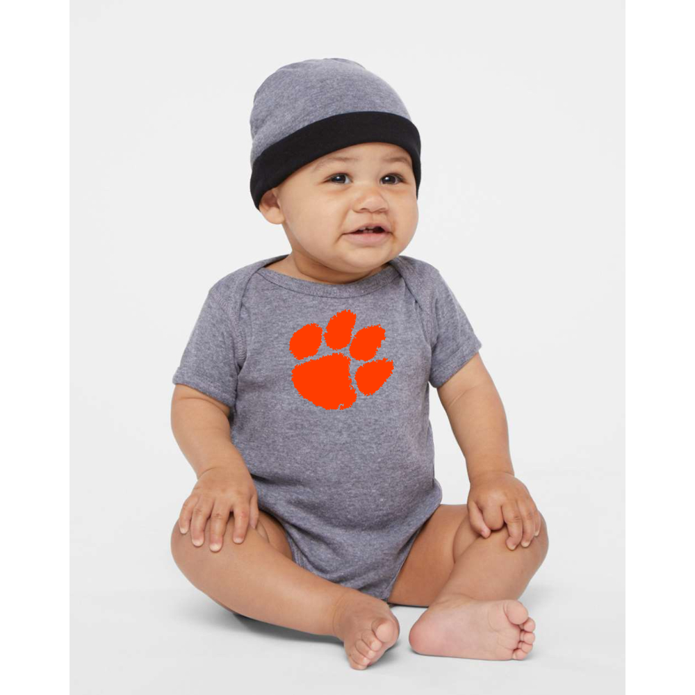 Clemson Tigers  Rabbit Skins Infant Baby Rib Bodysuit