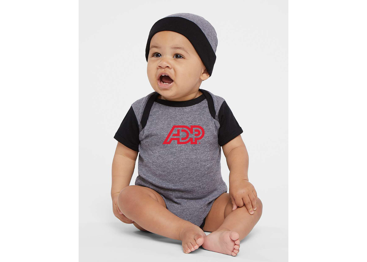 ADP Logo  Rabbit Skins Infant Baby Rib Bodysuit