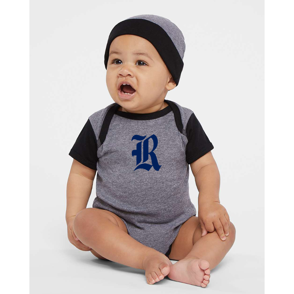 Rice Owls Logo Rabbit Skins Infant Baby Rib Bodysuit