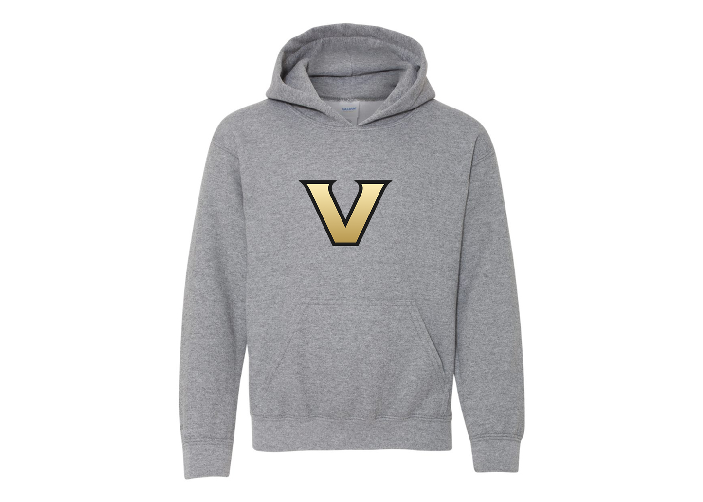 Youth Vanderbilt Commodores Gildan Heavy Blend  Hooded Sweatshirt