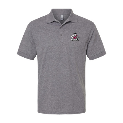 Men's Aggies New Mexico State Logo Gildan Dry Blend Jersey Polo