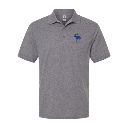Men's Abercrombie & Fitch Moose Logo Gildan Dry Blend Jersey Polo