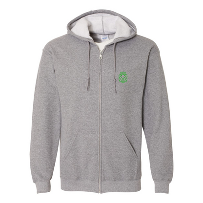 Men's Ahold Delhaize Symbol Gildan  Heavy Blend Full Zip Hooded Sweatshirt