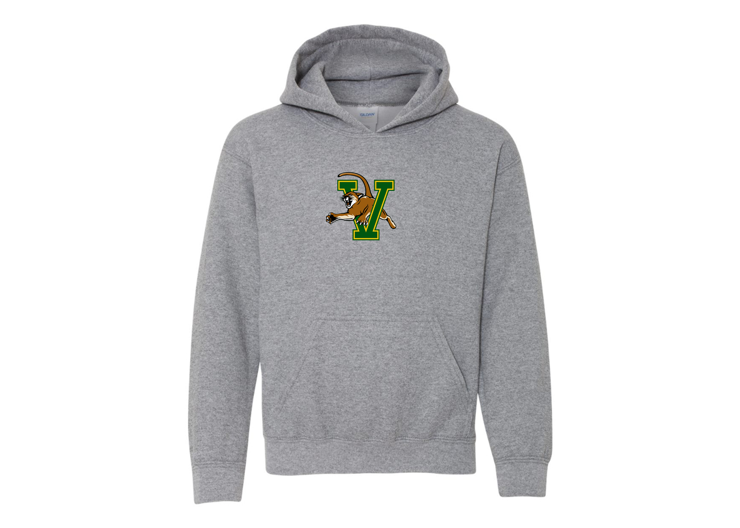 Youth Vermont Catamounts Gildan Heavy Blend  Hooded Sweatshirt