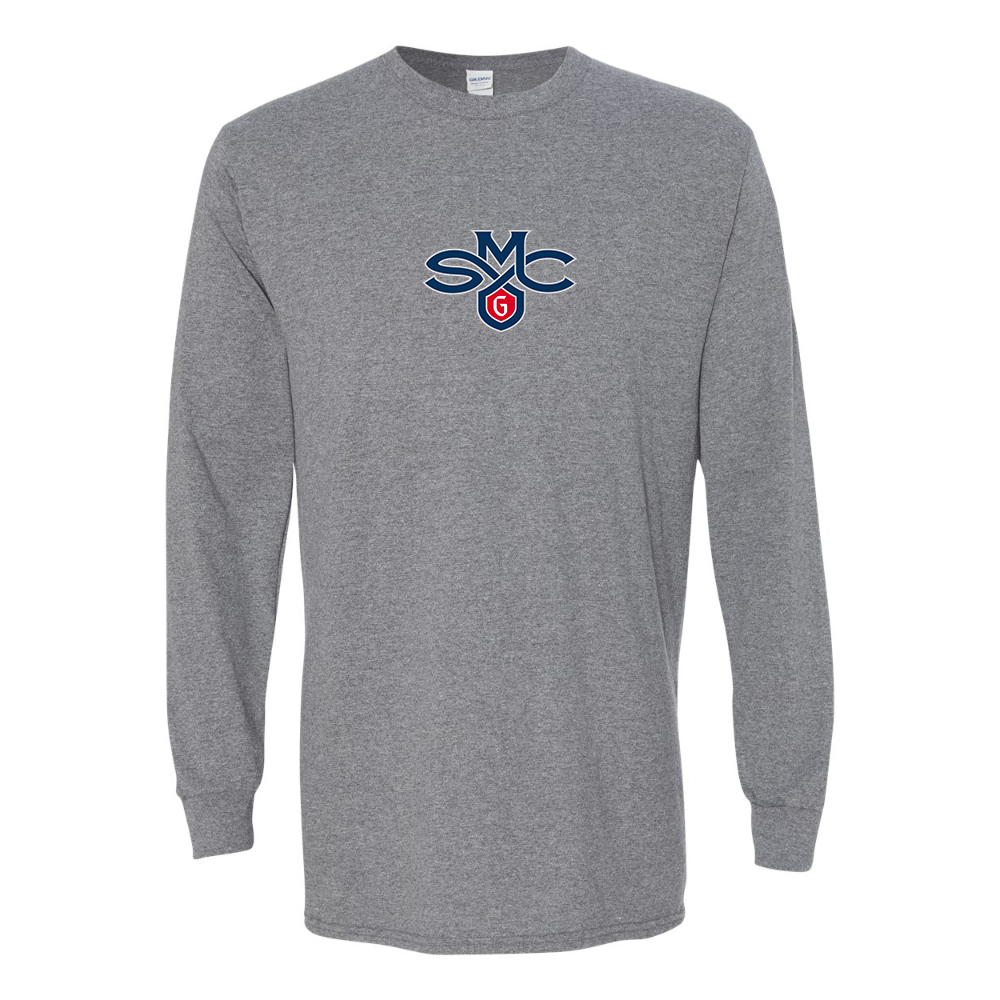Men's Saint Marys Gaels Logo Gildan Heavy Cotton Long Sleeve T-Shirt