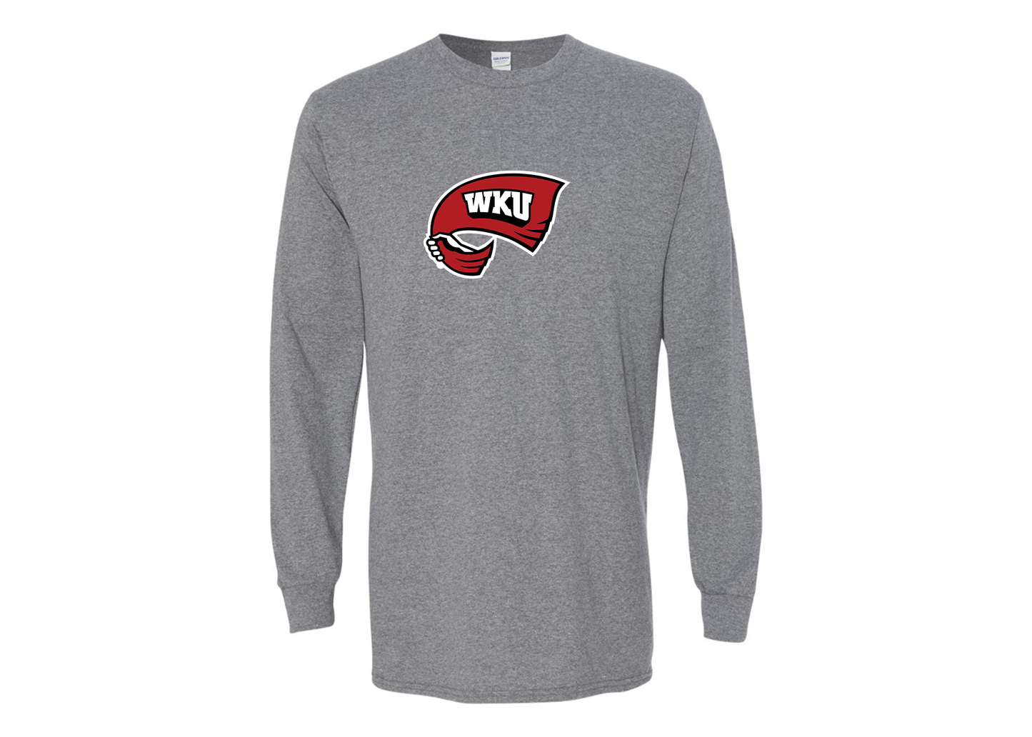 Men's Western Kentucky Hilltoppers Gildan Heavy Cotton Long Sleeve T-Shirt