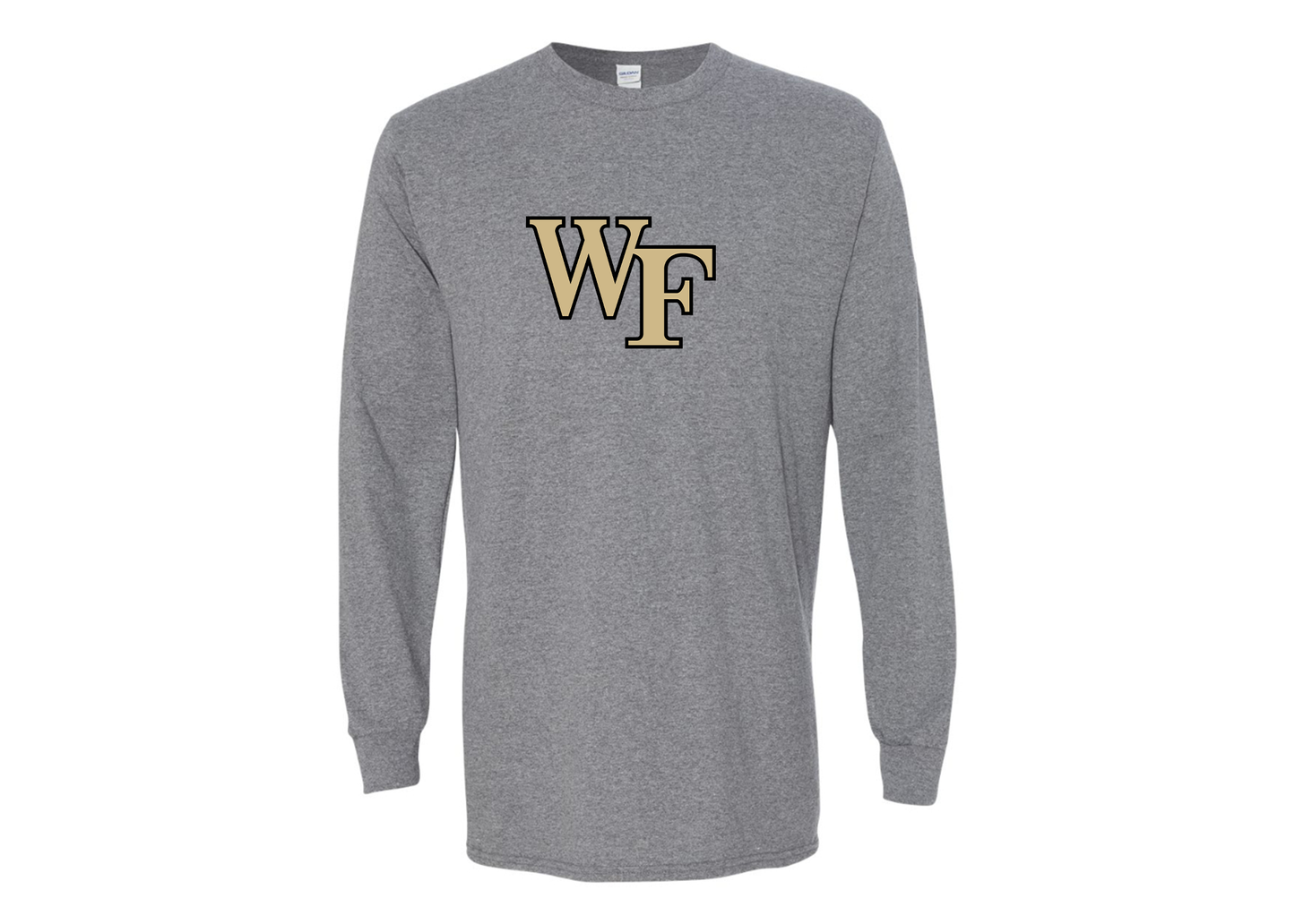 Men's Wake Forest Demon Deacons Gildan Heavy Cotton Long Sleeve T-Shirt