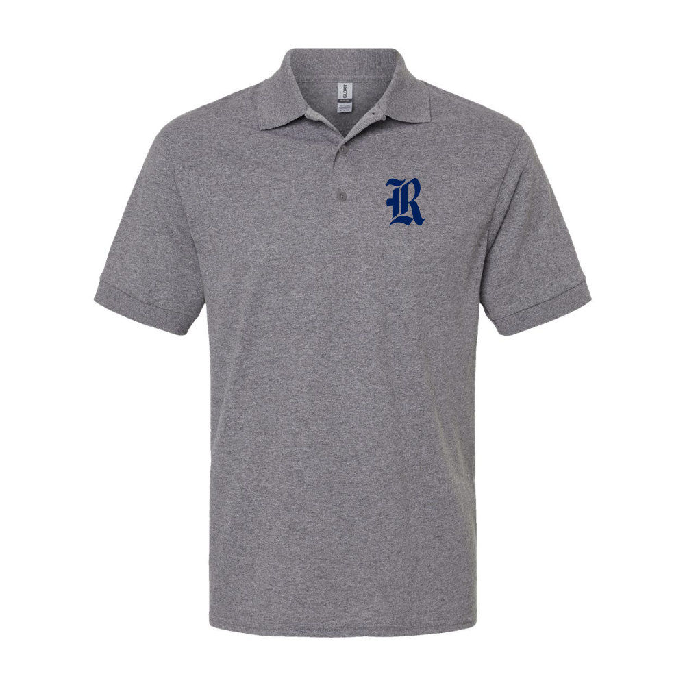 Men's Rice Owls Logo Gildan Dry Blend Jersey Polo