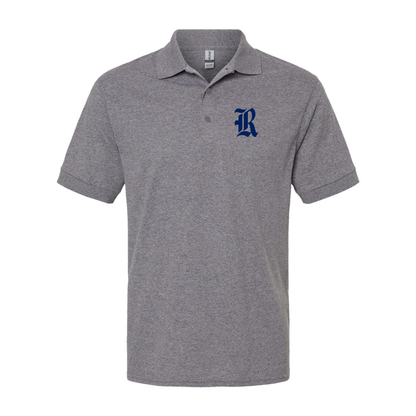 Men's Rice Owls Logo Gildan Dry Blend Jersey Polo