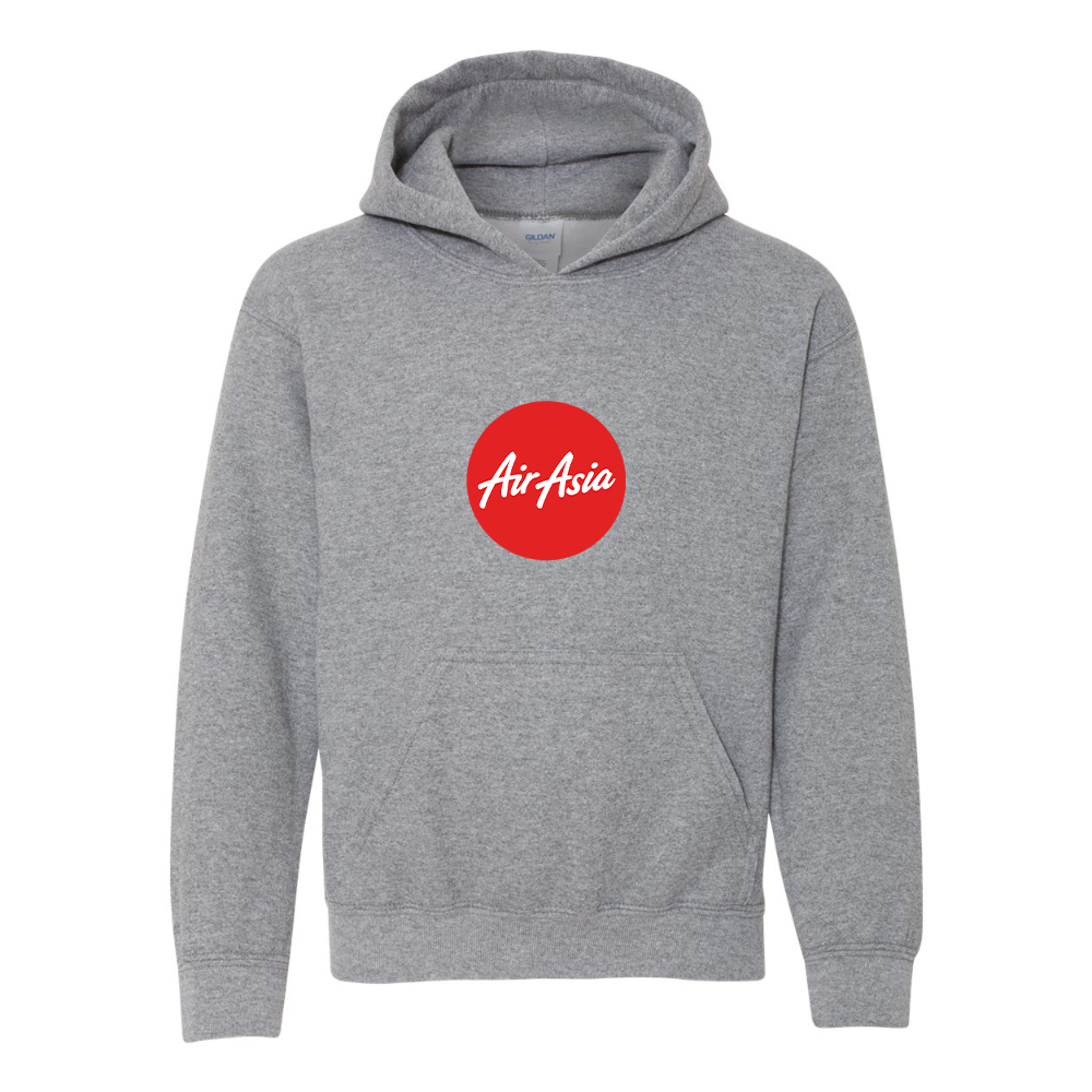 Youth Air Asia Logo Gildan Heavy Blend  Hooded Sweatshirt