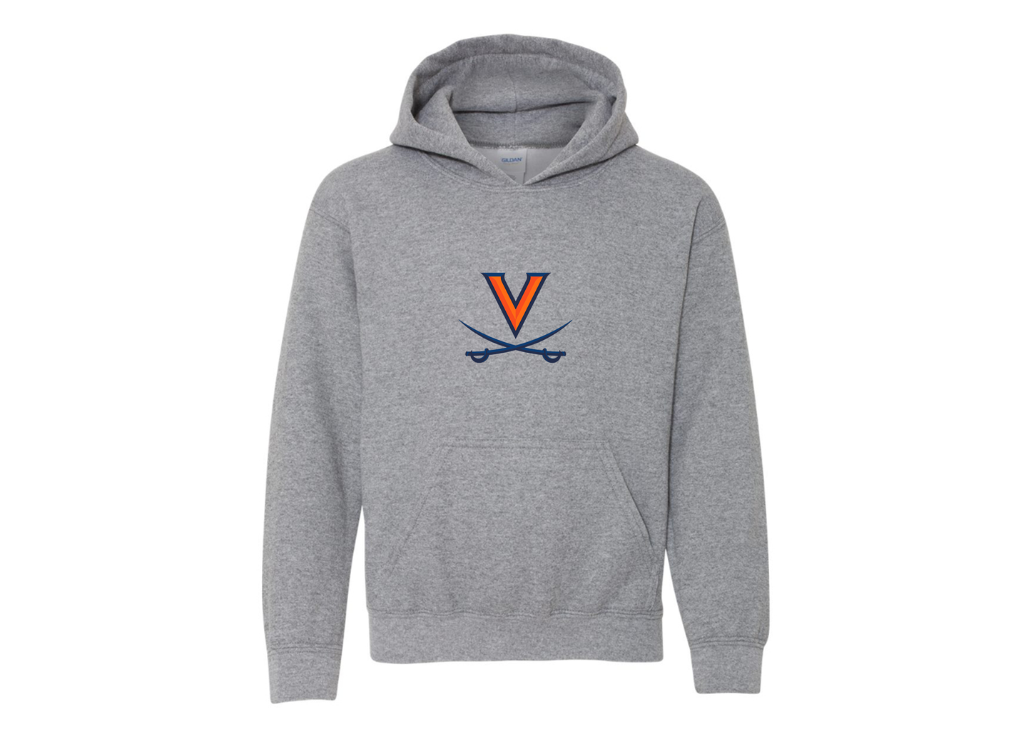 Youth Virginia Cavaliers Gildan Heavy Blend  Hooded Sweatshirt