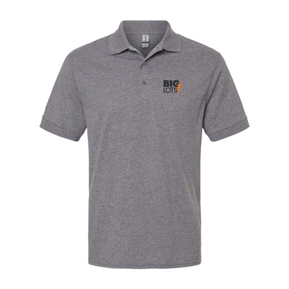 Men's Big Lots Logo Gildan Dry Blend Jersey Polo