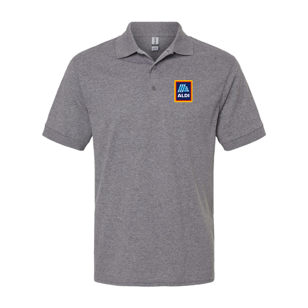 Men's Aldi Logo Gildan Dry Blend Jersey Polo