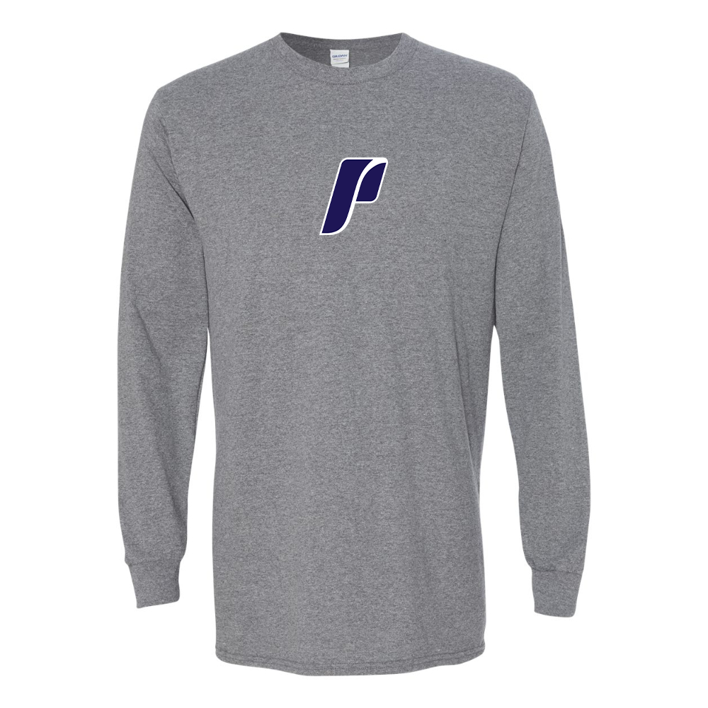 Men's Portland Pilots Logo Gildan Heavy Cotton Long Sleeve T-Shirt
