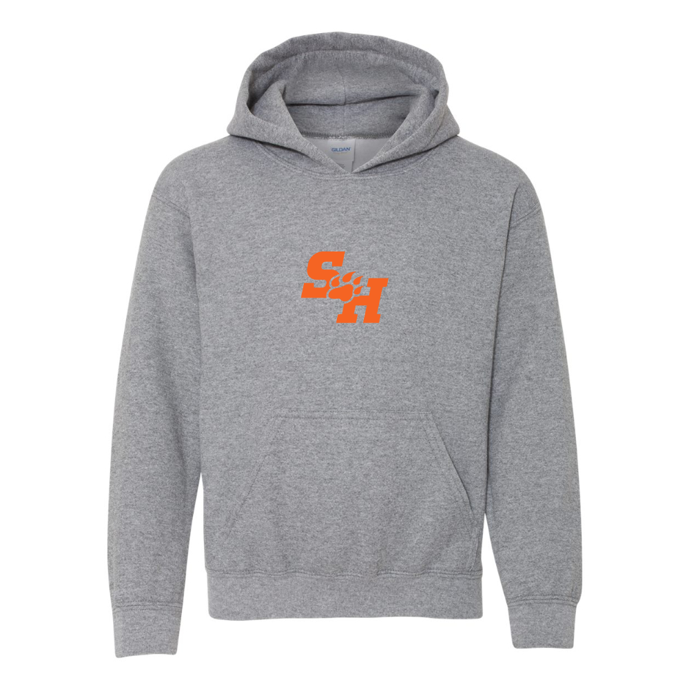 Youth Sam Houston State Bearkats Logo Gildan Heavy Blend  Hooded Sweatshirt