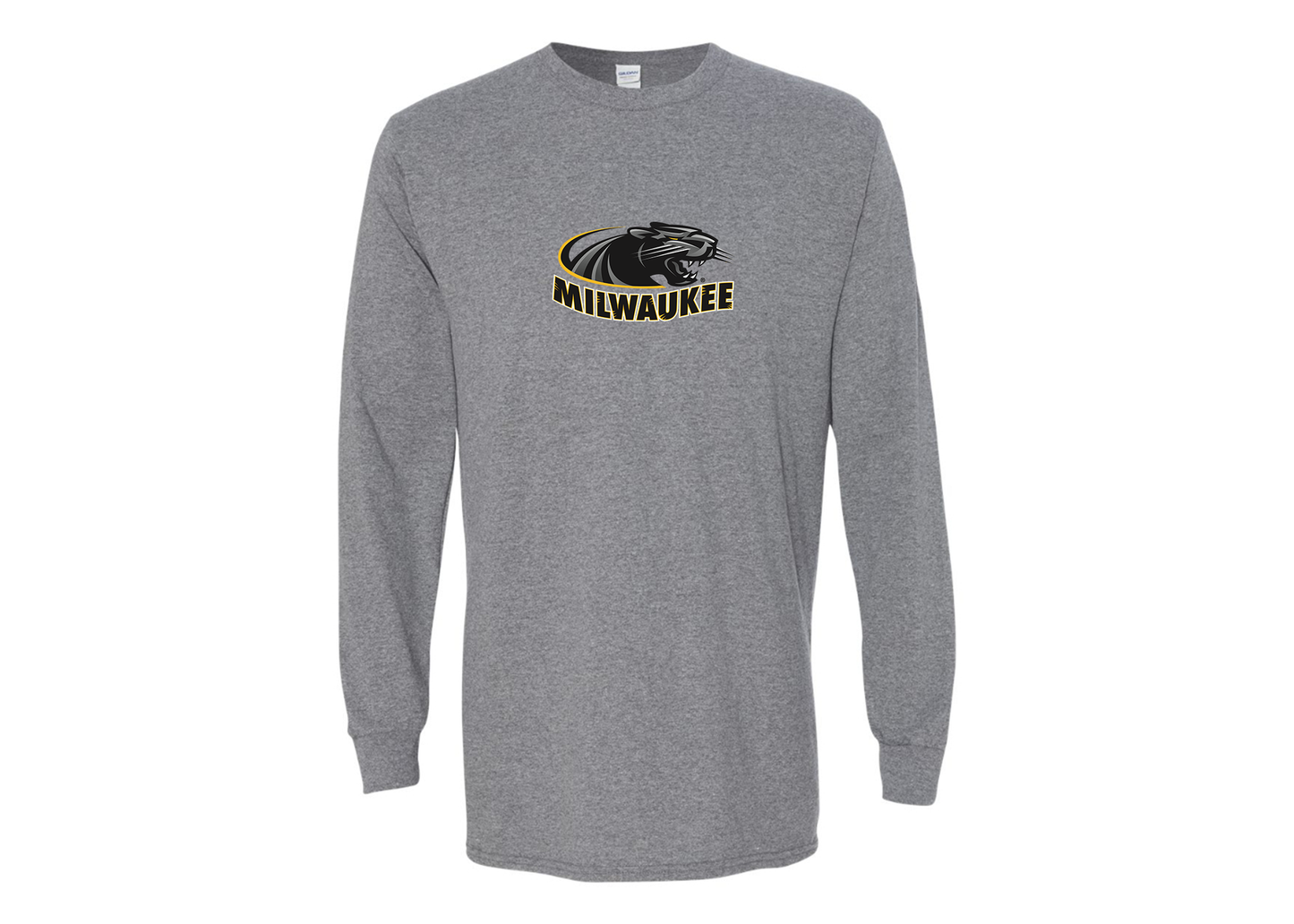 Men's Wisconsin Milwaukee Panthers Gildan Heavy Cotton Long Sleeve T-Shirt