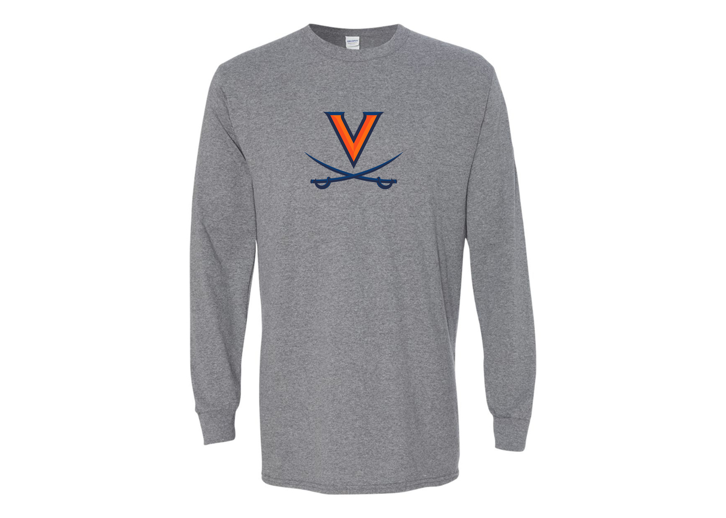 Men's Virginia Cavaliers Gildan Heavy Cotton Long Sleeve T-Shirt