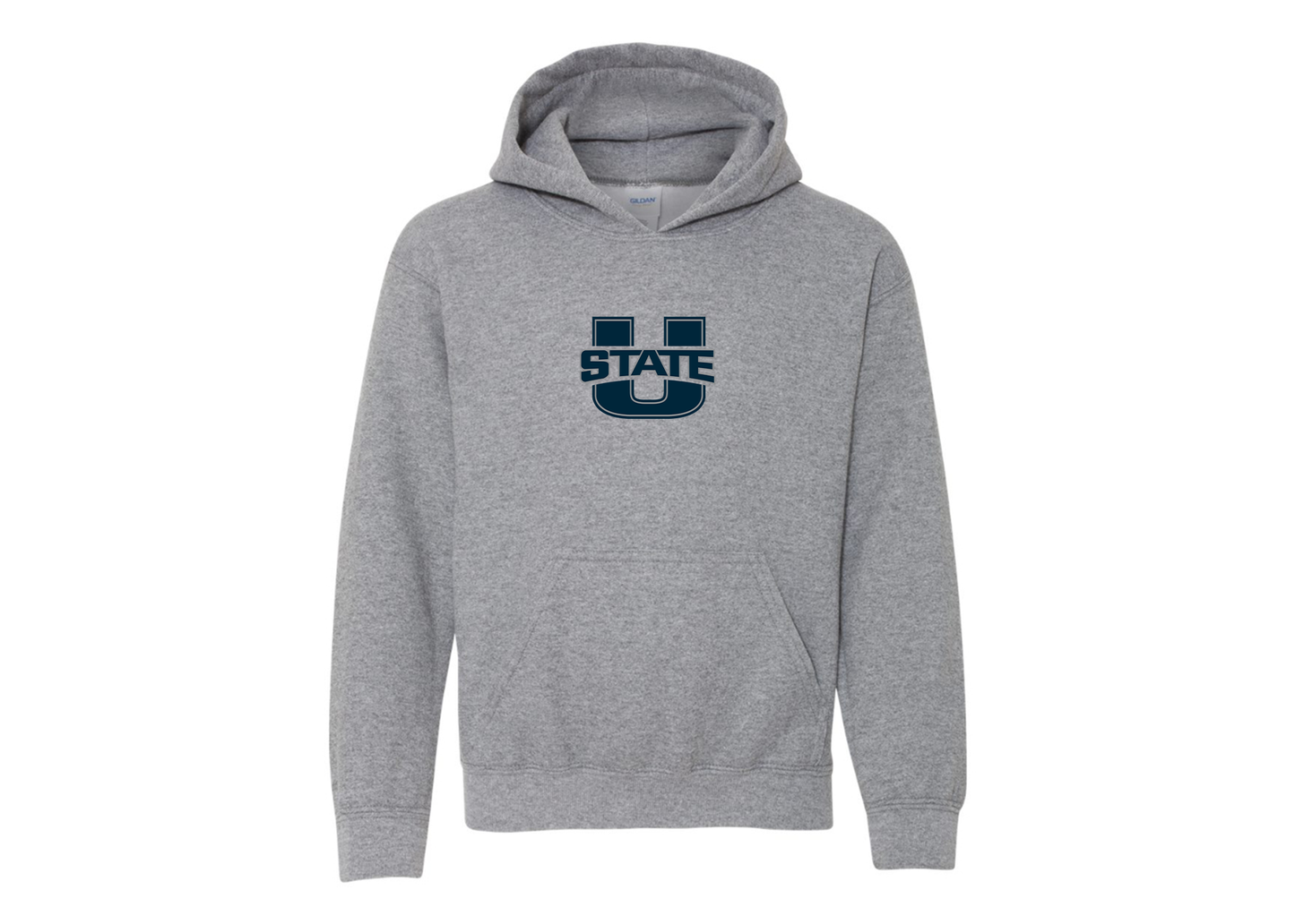 Youth Utah State Aggies Gildan Heavy Blend  Hooded Sweatshirt