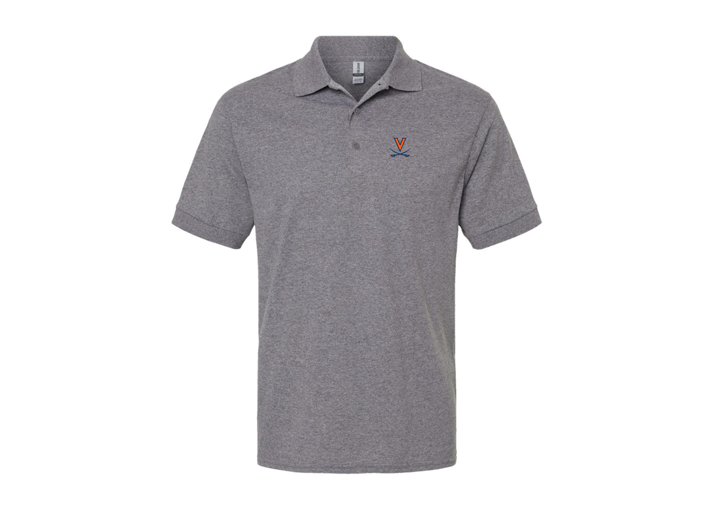 Men's Virginia Cavaliers Gildan Dry Blend Jersey Polo
