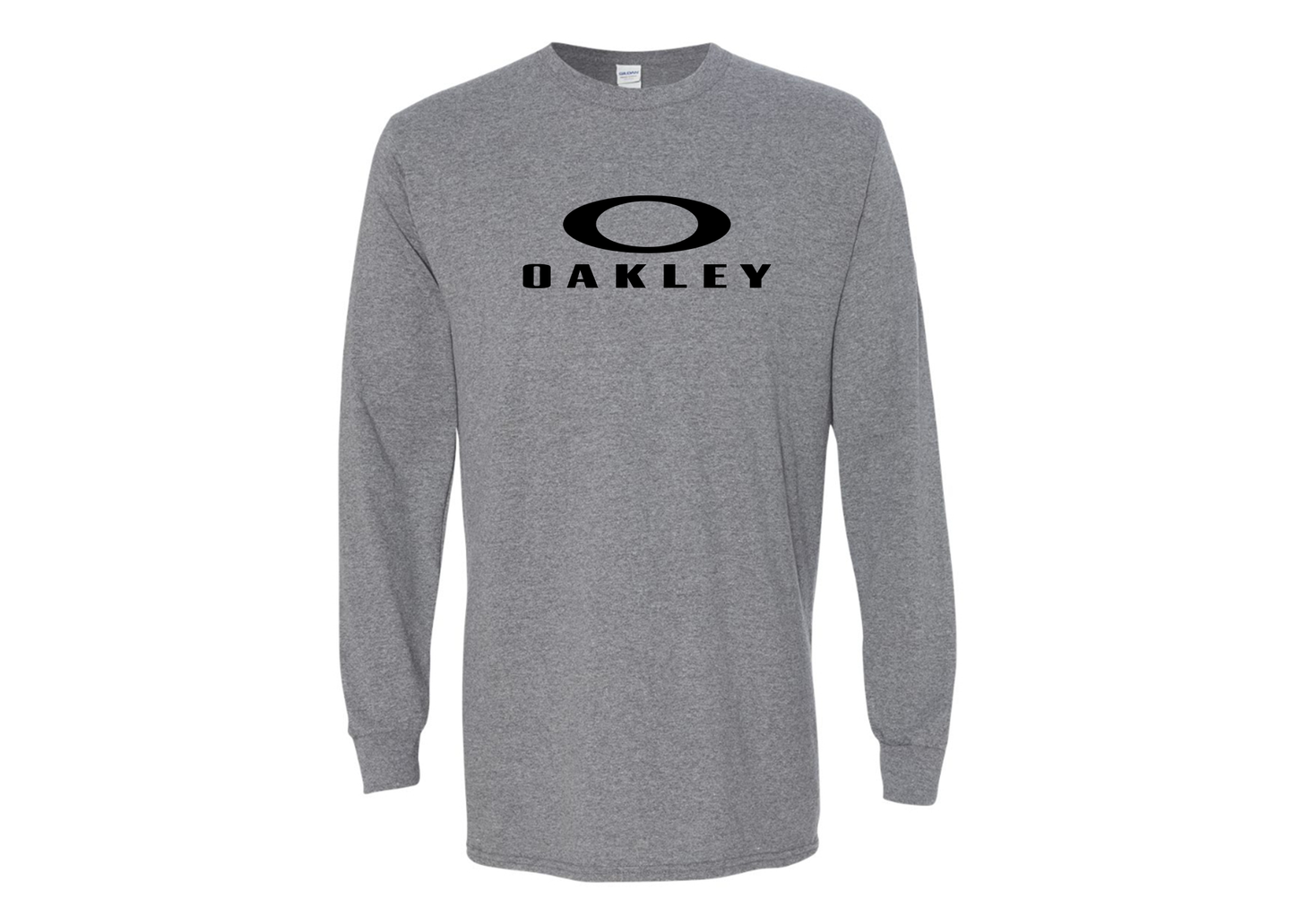 Men's Oakley Logo Gildan Heavy Cotton Long Sleeve T-Shirt
