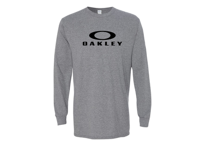 Men's Oakley Logo Gildan Heavy Cotton Long Sleeve T-Shirt