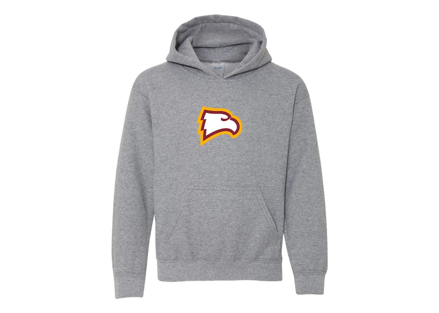 Youth Winthrop Eagles Gildan Heavy Blend  Hooded Sweatshirt