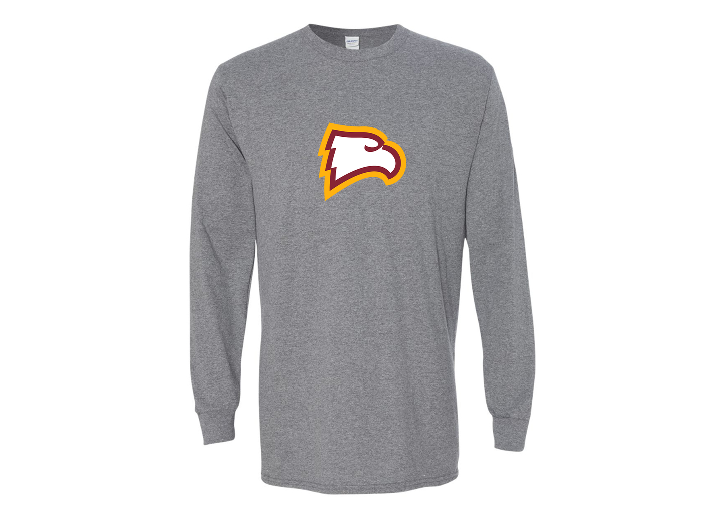 Men's Winthrop Eagles Gildan Heavy Cotton Long Sleeve T-Shirt