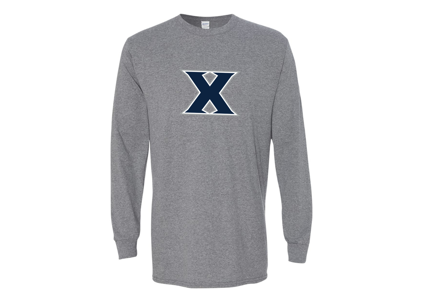 Men's Xavier Musketeers Gildan Heavy Cotton Long Sleeve T-Shirt