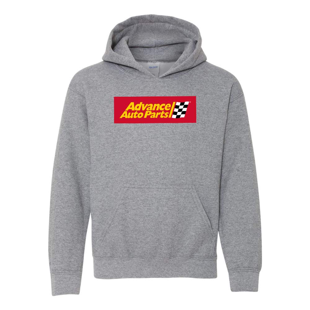 Youth Advance Auto Parts Logo Gildan Heavy Blend  Hooded Sweatshirt