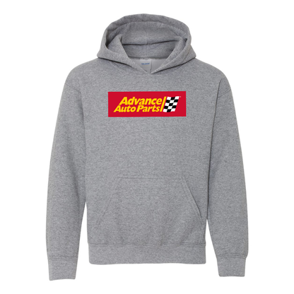 Youth Advance Auto Parts Logo Gildan Heavy Blend  Hooded Sweatshirt