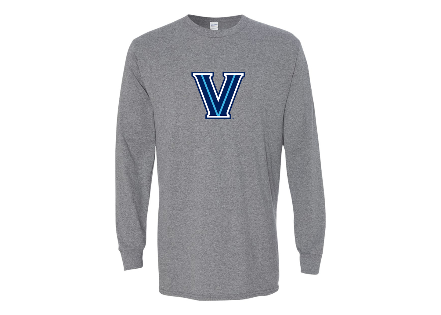 Men's Villanova Wildcats Gildan Heavy Cotton Long Sleeve T-Shirt