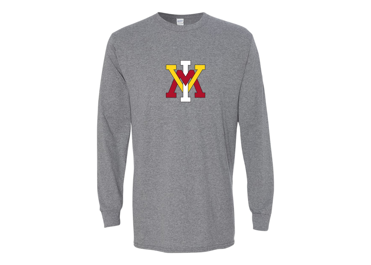 Men's VMI Keydets Gildan Heavy Cotton Long Sleeve T-Shirt