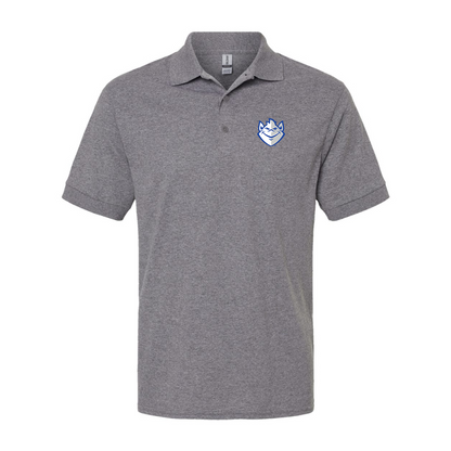 Men's Saint Louis Billikens Logo Gildan Dry Blend Jersey Polo