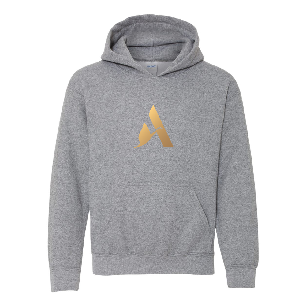 Youth Accor Golden Logo Gildan Heavy Blend  Hooded Sweatshirt