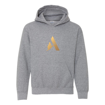 Youth Accor Golden Logo Gildan Heavy Blend  Hooded Sweatshirt