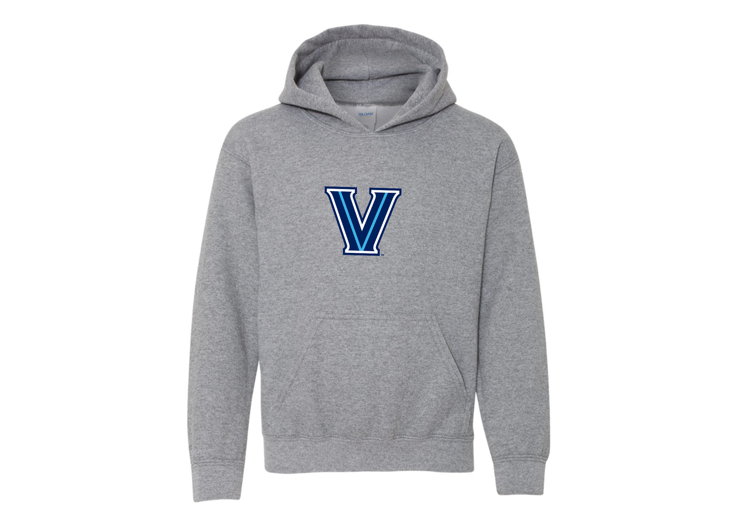 Youth Villanova Wildcats Gildan Heavy Blend  Hooded Sweatshirt