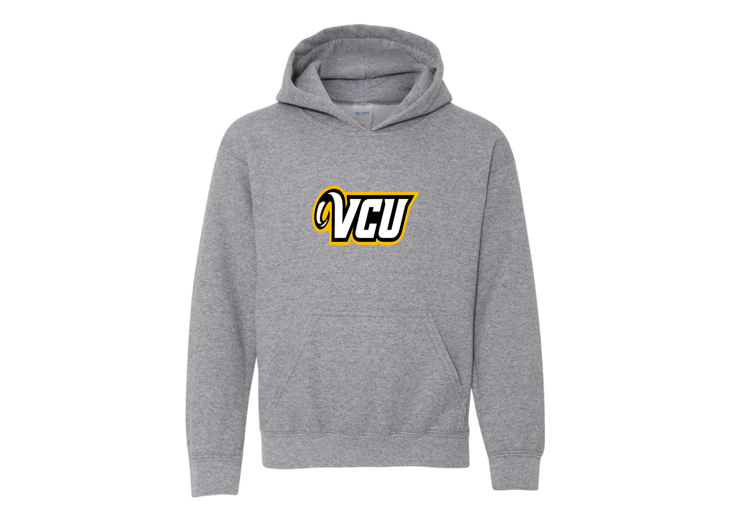 Youth Virginia Commonwealth Rams Gildan Heavy Blend  Hooded Sweatshirt