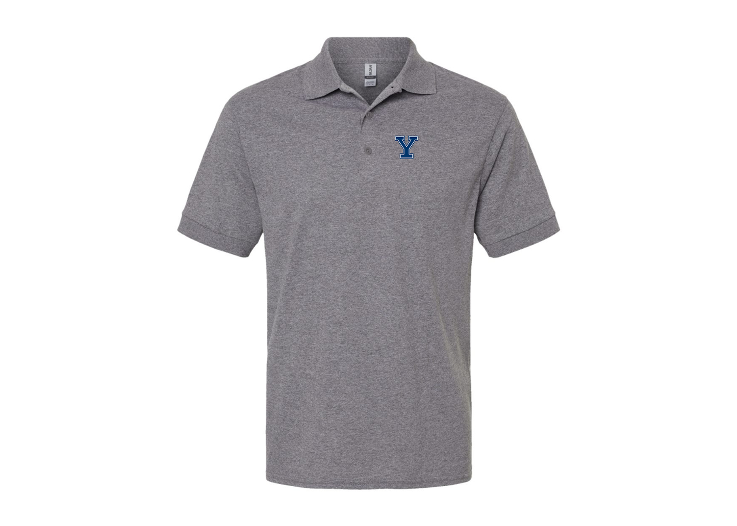 Men's Yale Bulldogs Gildan Dry Blend Jersey Polo