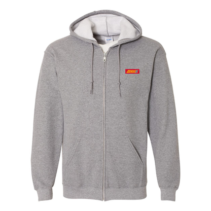 Men's Advance Auto Parts Logo Gildan  Heavy Blend Full Zip Hooded Sweatshirt