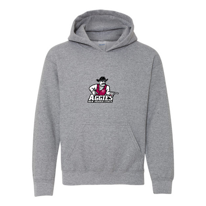 Youth Aggies New Mexico State Logo Gildan Heavy Blend  Hooded Sweatshirt