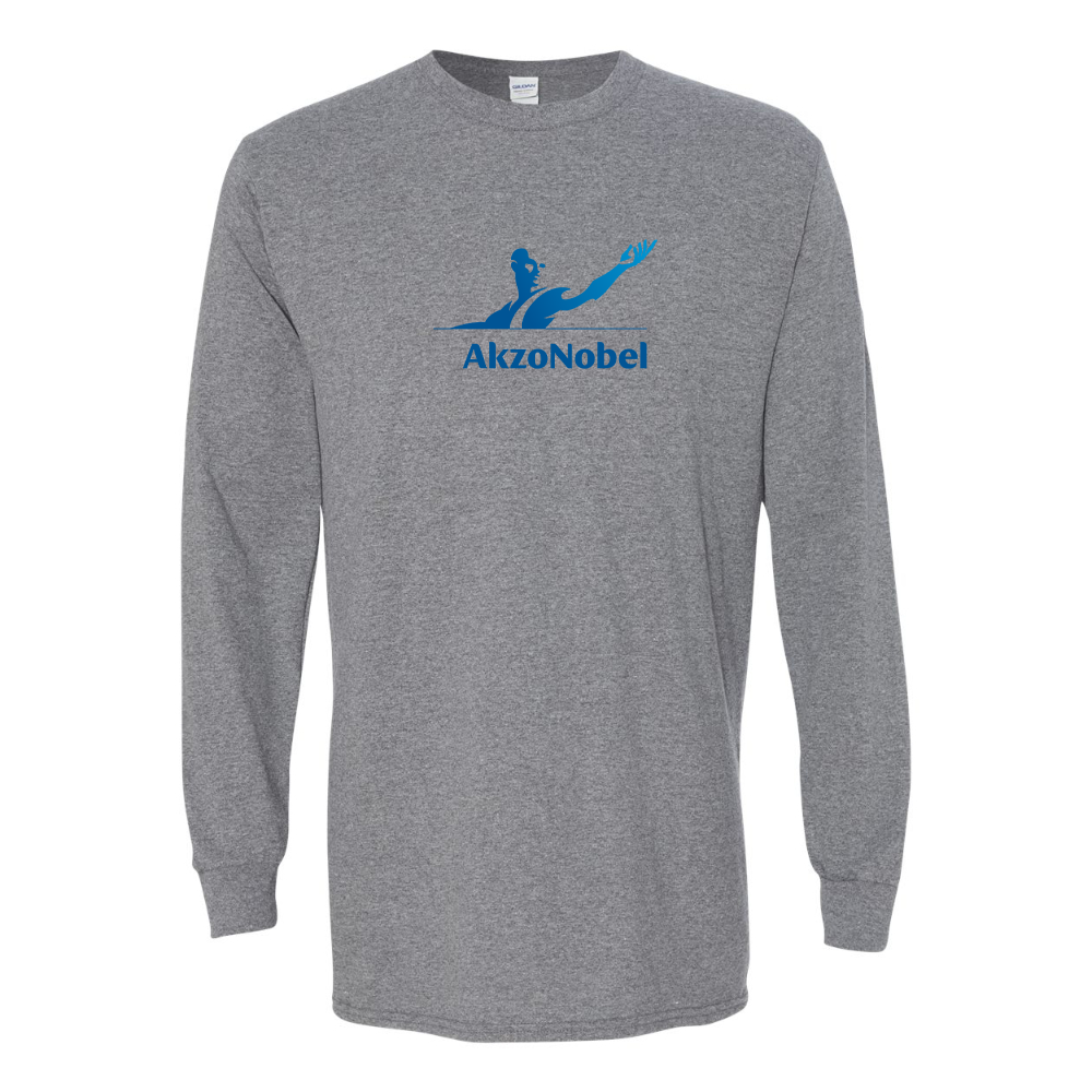 Men's AkzoNobel Logo Gildan Heavy Cotton Long Sleeve T-Shirt
