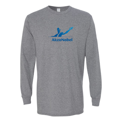 Men's AkzoNobel Logo Gildan Heavy Cotton Long Sleeve T-Shirt